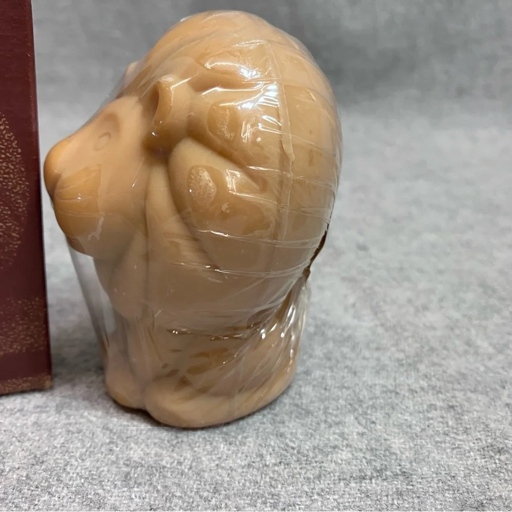 VTG Aramis Executive Soap Lion Brown Figural Bar New In Box 5 oz NIB Yellow Cat